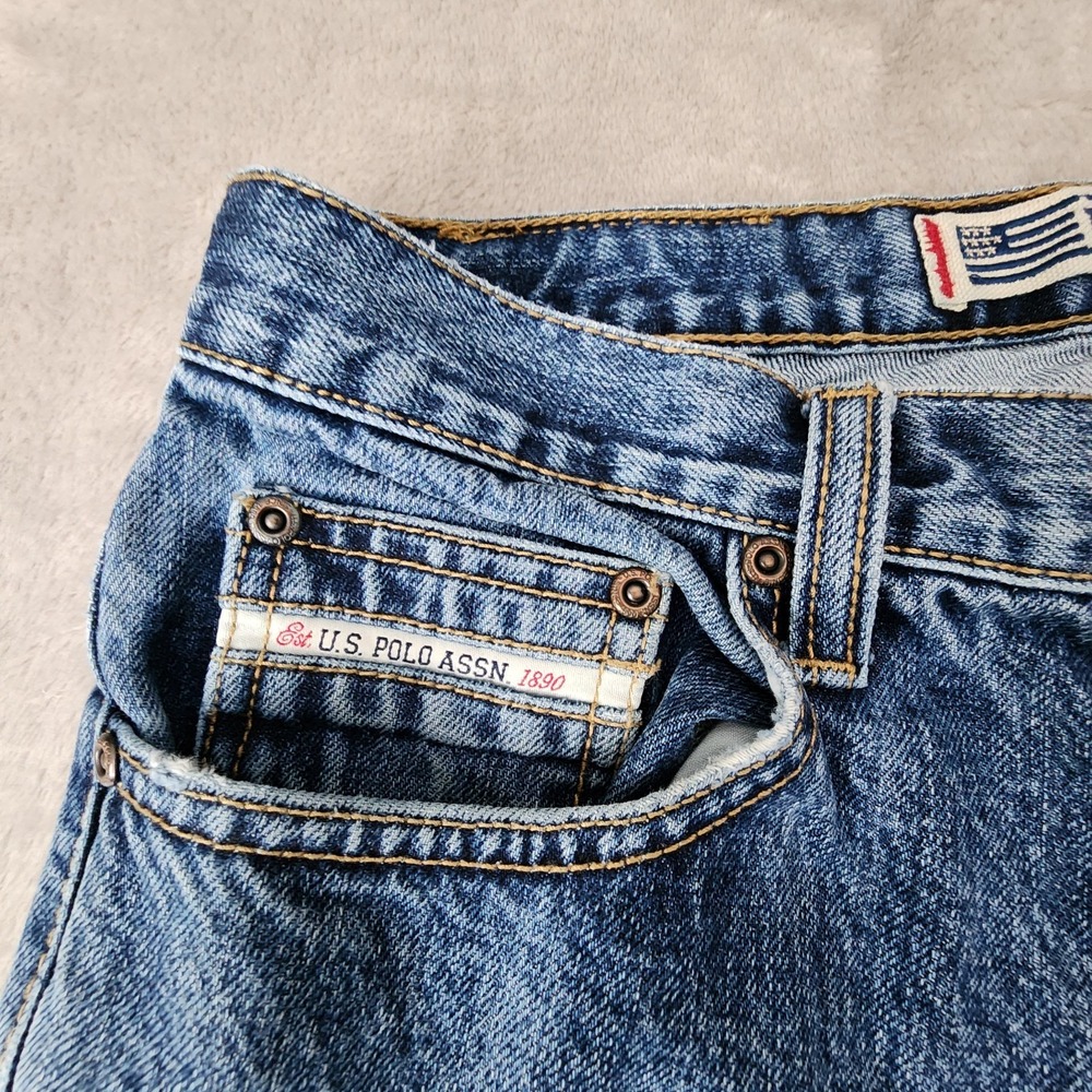 U.S. Polo Assn. Jeans - Mens Size 34x 34 - Blue - Mid Rise Straight Leg - Picture 3 of 9
